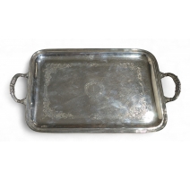 Plateau en argent 800 JE