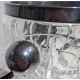 Seau à champagne en cristal et argent sterling