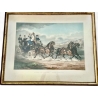 Gravure "Retour au chateau" par DE BONNEMAISON