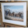 Engraving ‘Return to the Castle’ by DE BONNEMAISON
