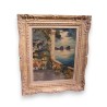 Paintings | Oil on cardboard, ‘View of Capri’, signed Moinat SA  – Antiques and home décor
