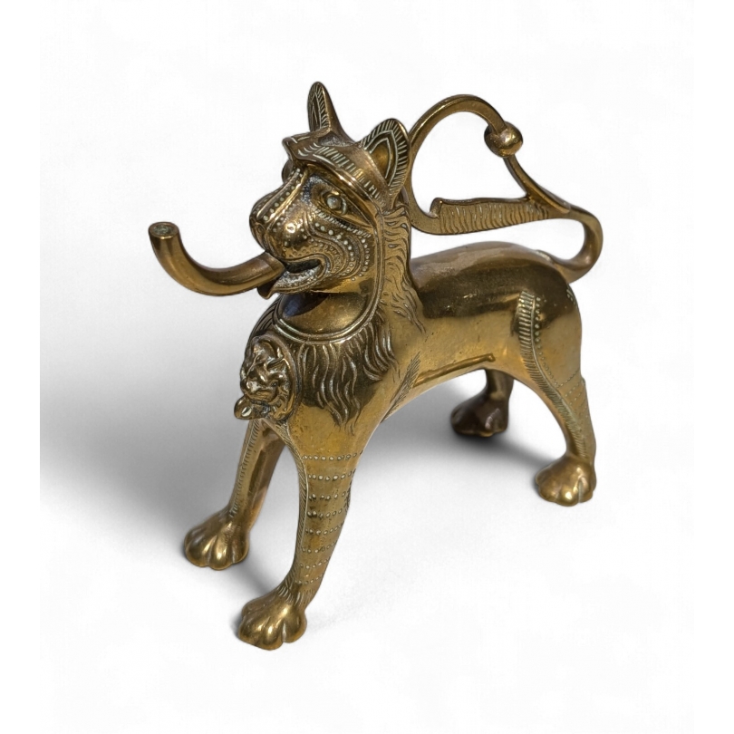 Lampe à huile en forme d'Aquamanile