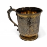 Tasse en argent partiellement doré