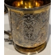 Tasse en argent partiellement doré