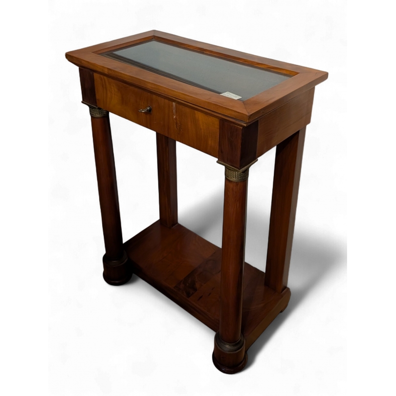 Console Empire à colonnes.