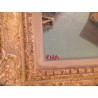 Paintings | Oil on cardboard, ‘View of Capri’, signed Moinat SA  – Antiques and home décor