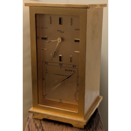 IMHOF double clock with weather station