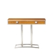 Console "Time Square" en bois teinte noyer