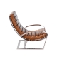 Fauteuil Madrid en cuir vintage