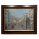 Tableau "Rue du Grand-Pont" signé DELAPIERRE