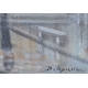 Tableau "Rue du Grand-Pont" signé DELAPIERRE