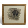 Gravure "Ours" signée Robert HAINARD