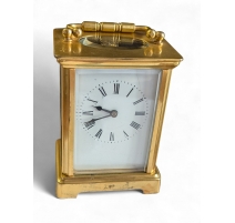 Pendulette d'officier en bronze