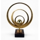 Bronze abstrait concentrique