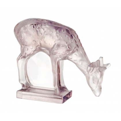 Daim en verre opalescent signée LALIQUE France