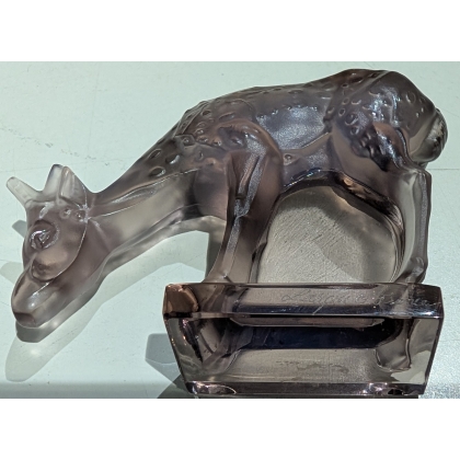 Daim en verre opalescent signée LALIQUE France