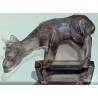 Daim en verre opalescent signée LALIQUE France