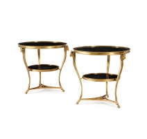 Paire de guéridons "Tête de Bélier"