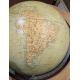 Globe terrestre de parquet par Girard, Barrère