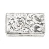 Boite en argent niellé