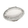 Boite ovale en argent 800