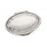 Boite ovale en argent 800