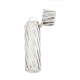 Flacon en argent et verre