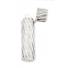 Flacon en argent et verre