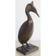 Bronze "Grèbe huppé" signé Y. LARSEN