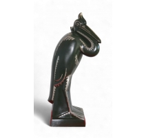 Bronze bicolor "Pélican huppé" signé Pierre BLANC