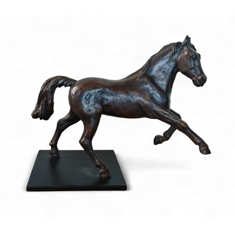 Bronze Cheval monogrammé FG 10