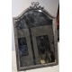 Miroir Noeud style Louis XVI en métal argenté