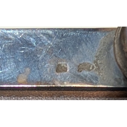 Miroir Noeud style Louis XVI en métal argenté