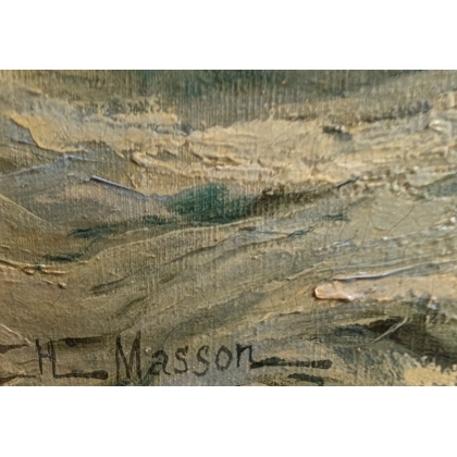 绘画 | 署名H.L.MASSON的画作。Moinat SA  - 古董与装饰艺术
