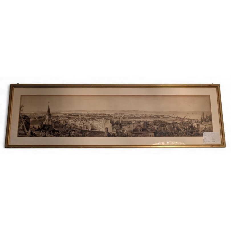 Gravure "Panorama du Havre"