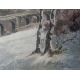 Tableau "Vue de Luxembourg" signé MAJERUS