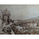Gravure "Panorama de Grenoble"