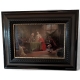 Tableau "Visite du cardinal" signé A. KNOOP