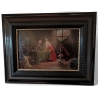 Tableau "Visite du cardinal" signé A. KNOOP