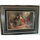 Tableau "Visite du cardinal" signé A. KNOOP