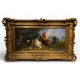 Tableau "Basse-cour" signé Jul. SCHEUERER