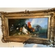 Tableau "Basse-cour" signé Jul. SCHEUERER