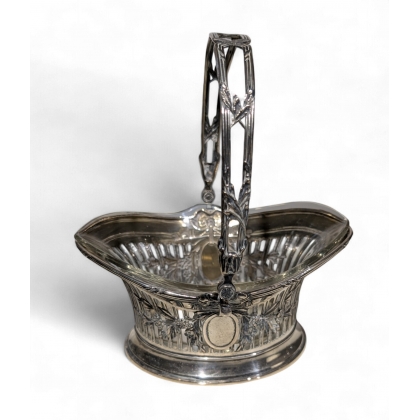 Panier en argent 800