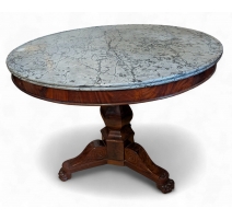 Restoration round occasional table