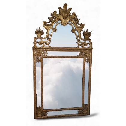 Miroir Régence à parecloses