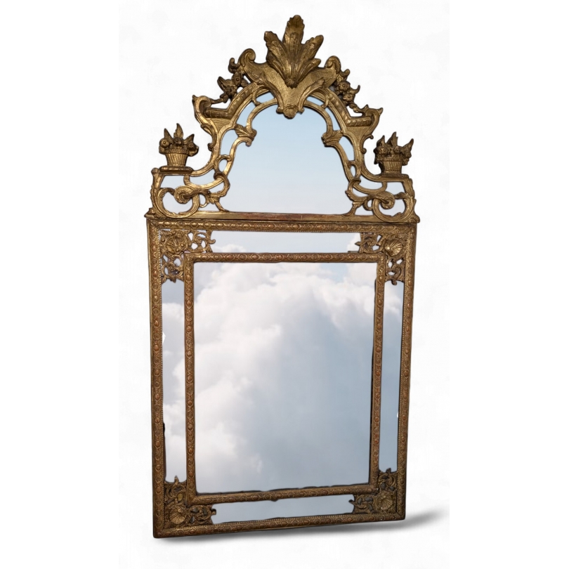 Miroir Régence à parecloses