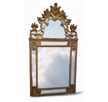Miroir Régence à parecloses