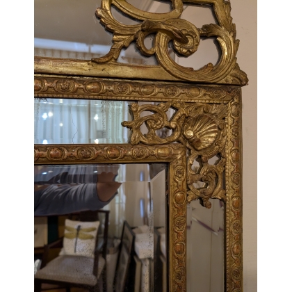 Miroir Régence à parecloses