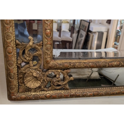 Miroir Régence à parecloses