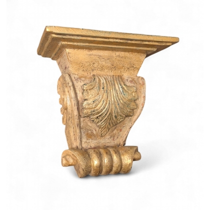 Gilded wooden console table